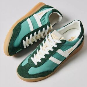 Gola Cream and Green Sneakers